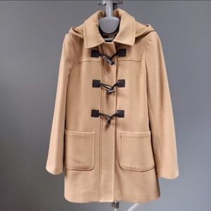Michael Kors Toggle Hooded Wool Coat